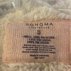 Pink Sonoma sweater jacket
